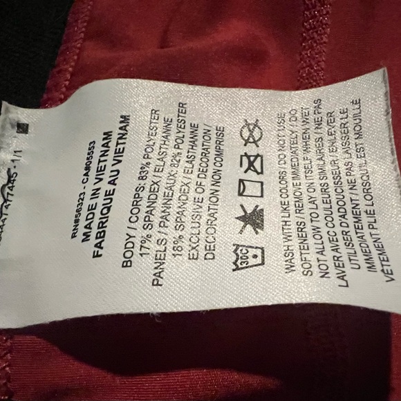 Nike work out leggings for women size XL in red - Picture 5 of 6